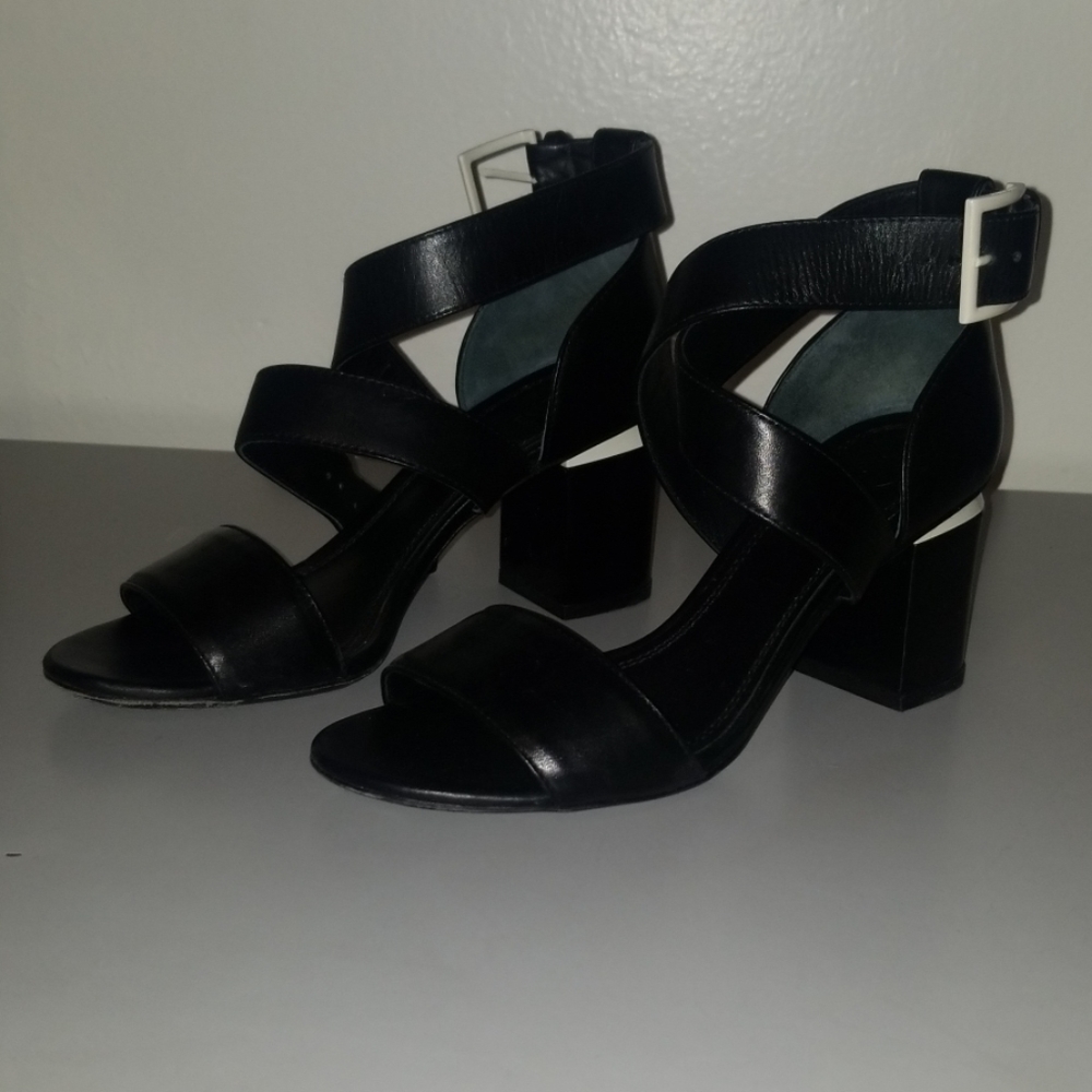 Black Tory Burch Sandal Heels